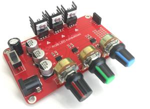 RGB LED Brightness Controller with 555 Timer